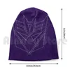 Basker Decepticon White Line Ritning Hat 490 80s Eighties Cartoon Megatrom Galvatron