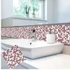 Klistermärken självhäftande mosaik kakel väggdekal klistermärke diy kök badrum hem dekor vinyl w5