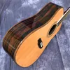 12 Strings Solid Cedar D style Cocobolo Body Acoustic Guitar Ebony fingerboard