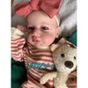 50 cm återfödd baby docka realistiska öppna ögon Nya återfödda Loulou Doll Reborn Toddler Doll handgjorda docka gåva