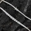 High Quality Hip Hop Gradient Zircon Size Tennis Chain Necklace Mens Chain Full 5A T Zircon Jewelry