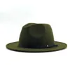 545660CM Women Men Wool Vintage Gangster Trilby Felt Fedora Hat With Wide Brim Gentleman Elegant Lady Winter Autumn Jazz Caps 240102