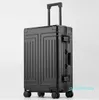 Suitcases High-grade Aluminum-magnesium Rolling Luggage For Boarding Spinner Travel Suitcase With Wheels