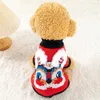 Vêtements pour chiens Motif Année Pull Style Chinois Doux Cosplay Costume Laine Chaud Printemps Festival Vêtements