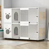 Portadores de gatos modernos gaiolas de madeira maciça pequeno ninho de animais simples gaiola casa interior multi-camada gabinete luz luxo villa