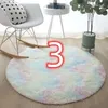 Tappeti 13559 Grande tappeto in peluche Decorazione del soggiorno Tie-Dye Morbido tappeto soffice Tappetini lavabili antiscivolo per camera da letto spessa