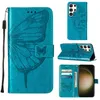 Imprint Butterfly Leather Wallet Cases For Motorola MOTO Edge 40 Neo G Play 2024 4G Power 5G Redmi 13C Print Flower Credit ID Card Slot Holder Flip Cover Pouch Strap