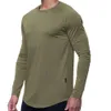 Lu Men Yoga Outfit Sports Leng Sleeve Tシャツメンズスポーツスタイルタイトトレーニングフィットネス衣服弾性クイックドライウェアスリミングGFHDFHクイック乾燥ランニング服121