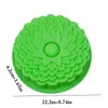 Backformen 3D-Kuchenform Silikon DIY Blumenform Einfarbige Pfanne Brot Seife Muffin Cupcake Dessert