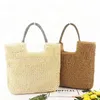 2023 Beach Vintage Handmade Woven Shouther Baging Raffia Rattan 쇼핑 가방 보헤미안 숙녀 여름 여행 휴가 캐주얼 240102