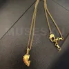 Bijoux accessoires de luxe rétro marque saule clou amour pendentif Couples collier pour hommes et femmes cadeaux de fête 240102