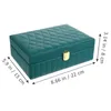 Jewelry Pouches Box Princess PU Storage Case Cases Bracelet Holder Alloy Organizer Travel