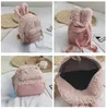 Korean Cute Plush Rabbit Backpacks Kids Kawaii Backpacks Girls Mini Bags Backpack for Kids Children School Bag 240102