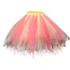 Faldas Tutu para mujer Falda de tul para adultos Pettiskirts Underskirtd Traje de fiesta de Navidad de cumpleaños femenino