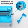 Taşınabilir A4 Kağıt Parçalayıcıları Belge Şerit Kesme Makinesi Manuel Çoklu Saçları Masaüstü Ev Ofisi için Kağıt Shredder 240102