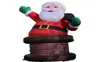 Modelo de Papai Noel inflável de 13202633 pés para decoração de festa de Natal gigante explodir brinquedos de balão de pai8538135