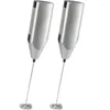 Blender 2X Milk Frother Quiet Hand Held Whisk High Powered Mini Electric Foam Maker Mixer