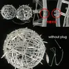 Strings Outdoor LED Light String Waterproof Rattan Ball Moon Star Fairy Hanging Lamp For Christmas Tree Home Garden Wedding Party Decor