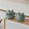 Chinese Style Cute Little Lions Pair of Desktop Creative Mascot Tea Table Tea Pet Decoration Gift 240103