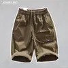 Men's Shorts Summer Thin Cargo Fashion Male Light Luxury Comfortable Casual Knee-length Pants Japanese Style Men Short Trousers