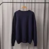 24SS Isabels Marant Pullover Damen Designermode Tops Neues Produkt Wollmischung Rundhalsausschnitt Strickwaren Lockerer langärmeliger Pullover