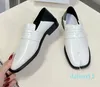luxe- Klassieke loafers met splitteen Loafers van echt leer Loafers van gepolijst rundleer Comfortabele schoenen Designerschoenen voor dames Fabrieksschoenen