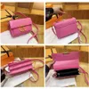 Brand 2024 New Autumn/Winter Handbag Fashion Personalized Letter Diagonal Single Shoulder Double Layer Women's Small Square Bag