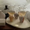Wijnglazen Creatief ontwerp Glas Natuurlijke schelp Hoogbenige luipaardpatroon Schaakbord Jaarcadeau
