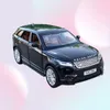 132 Skala för Range Rover Velar Diecast Alloy Metal Luxury SUV Car Model Collection Offroad fordonsljus leksaker LJ2009309901281