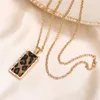 Collier ras du cou Vintage en cuir léopard pour femmes, pendentif carré, longue chaîne, pompon, goutte, bijoux de fête