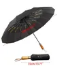 Зонты Полностью автоматический деловой зонт 16 водонепроницаемый солнцезащитный козырек большой