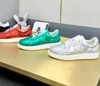 Designerskor snörning av resor läder sneaker cowhide lady tjocka sulade tränare kvinna sko plattform gym sneakers