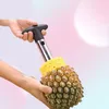 Frukt vegetabilisk kniv rostfritt stål gadget kök tillbehör ananas peeler spiralizer cutter core peel skivor2002520