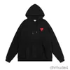 Mens e Womens Designer Hoodie Amis Paris Suéter de Alta Qualidade Aword Red Love Fino Pescoço Redondo Pulôver Casal Suéter de Manga CompridaKdss Z6IC HZ7 7P8R