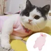 猫の衣装良いペットの服3色の傷回復シャツオールエラスティックコットン - 小動物