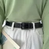 Belts Fashionable Solid Color 100/120cm Unisex Versatile Jeans Zinc Alloy Plating Buckle Student