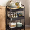 Bakningsverktyg Cart Storage Trolley Multi-Layer Mobilgolv till tak Baby Snack Rack Auxiliar Carrito Restaurant Furiture