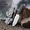 Hoge kwaliteit A1233 Klein Survival Recht Mes D2 Tanto Blade Volledige Tang G10 Handvat Outdoor Camping Vissen Tactische Vaste messen met Kydex