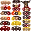 30 st fall liten hund katt båge slips krage tacksägelse hund bowtie slipsar blomma diamant liten hund grooming accessoreis 240103