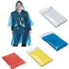 Regenmäntel 1PC Motorrad Regenmantel Einweg Erwachsene Notfall Wasserdichte Regen Reise Wandern Camping Haube Undurchlässiger Anzug