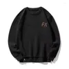 Men's Sweaters Clothing Y2k Vintage Motorcycle Knit Sweater Male Aesthetic Embroidery Pullovers Black Designer Luxury Pull Oversize Thick