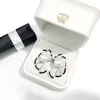 Kolczyki na stadninie meibapj 8-9 mm naturalne białe perły kwiat 925 oryginalna srebrna biżuteria ślubna dla kobiet