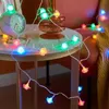 1 set, luci a stringa LED a forma di fiore da 9,84 piedi/20 LED, luci a stringa LED per decorazioni per feste di matrimonio in camera da letto per interni ed esterni