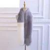 Designer women winter fashion fur fake collar wool scarf Spell color collars warm scarves 9 colors