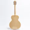 Grote Natural Maple Archtop Jazz Elektro Gitar Hollow Vücut Çift F Delikleri