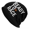 Bérets Prêt À La Course Skullies Bonnets Casquettes Unisexe Hip Hop Hiver Chaud Tricoté Chapeau Adulte Moto Rider Racing Sport Bonnet Chapeaux