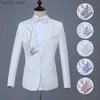 Ternos masculinos Blazers 2 Pcs Ternos Conjunto Blazers Jaqueta Calças / 2023 Moda Novos Homens Casual Boutique Business Wedding Host Slim Dress Coat Calças Q230103