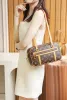 Top quality handbag clutch designer brown flower underarm bag Womens lady shoulder bags Genuine Leather cross body bags