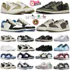 Jumpman 1 low 1s Men Basketball Shoes Cactus x Golf Olive Reverse Mocha Black Olive Phantom Black Bred Toe Game Royal Cardinal Red Women Trainers Sports Sneakers 36-47
