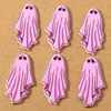 Charms 5st/Lot harts Halloween Ghost Skull Witch Hängen för att göra halsbandörhängen DIY Gift smycken Tillbehör